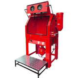 Millers Falls TWM 990 Litre Industrial Sandblasting Cabinet With Pressure Blast Tank Foot Operated Front Loading #SB990 6