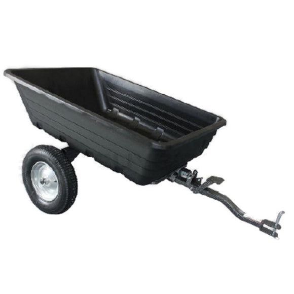 Millers Falls TWM Poly Dump Cart, ATV Or Mower Garden Tipper Trailer 270KG 10 Cubic Ft #VP8438 1