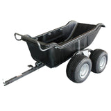 Millers Falls TWM Poly Dump Cart, Tandem Garden Tipper Trailer 680KG 22 Cubic Ft #VP8446 1