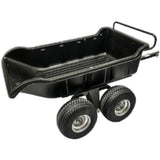 Millers Falls TWM Poly Dump Cart, Tandem Garden Tipper Trailer 680KG 22 Cubic Ft #VP8446 3