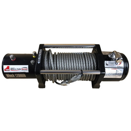 4x4 Recovery Winch 12V Electric 5443kg (12000lb) Steel Cable #VP85100
