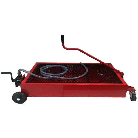 Millers Falls TWM 68 Litre Steel Floor Oil Drainer with Hand Discharge Pump #VPOD68L 1