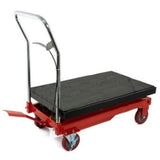 Millers Falls TWM 500kg Mobile Scissor Lift Table Manual Hydraulic Warehouse, Factory Or Workshop #WH7540 3