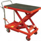 Millers Falls TWM 500kg Mobile Scissor Lift Table Manual Hydraulic Warehouse, Factory Or Workshop #WH7540 4
