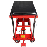 Millers Falls TWM 500kg Mobile Scissor Lift Table Manual Hydraulic Warehouse, Factory Or Workshop #WH7540 7