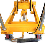 Millers Falls TWM 500kg Mobile Scissor Lift Table Manual Hydraulic Warehouse, Factory Or Workshop #WH7550 5