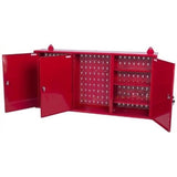 Millers Falls Wall Mounted Tool / Storage Cabinet 3 Compartments Lockable Doors Pegboard #WS3200 4